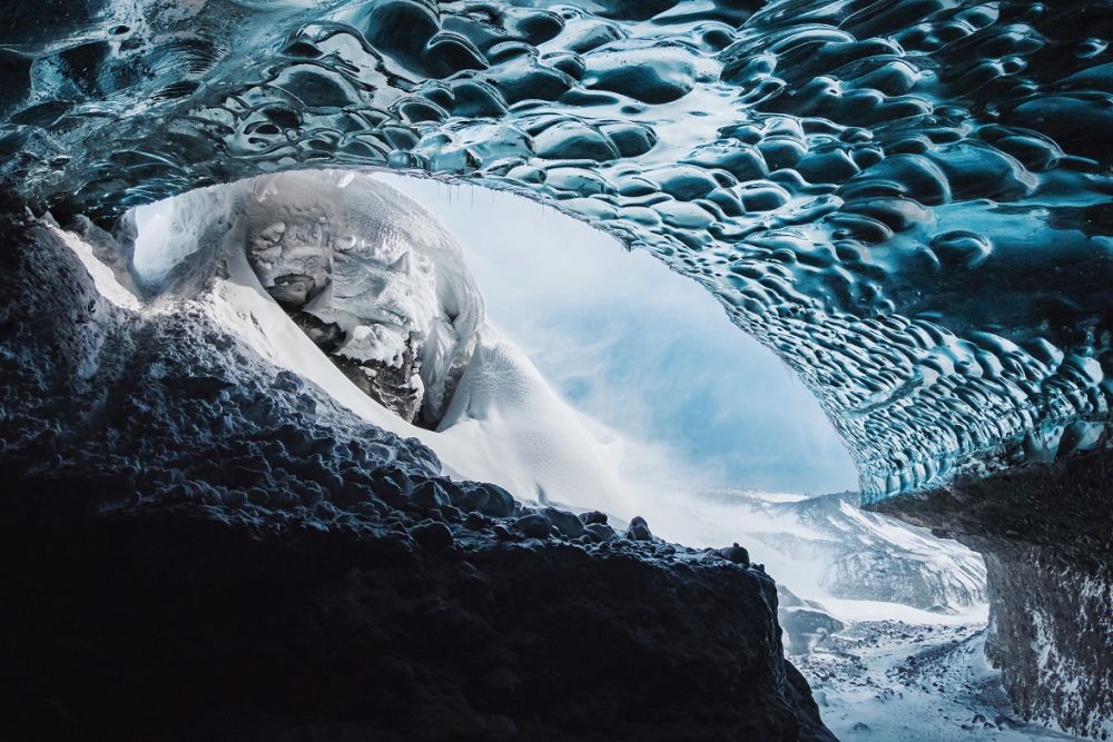 Publiekswinnaar landschap Annika Koole "Vatnajökull IJsgrot"