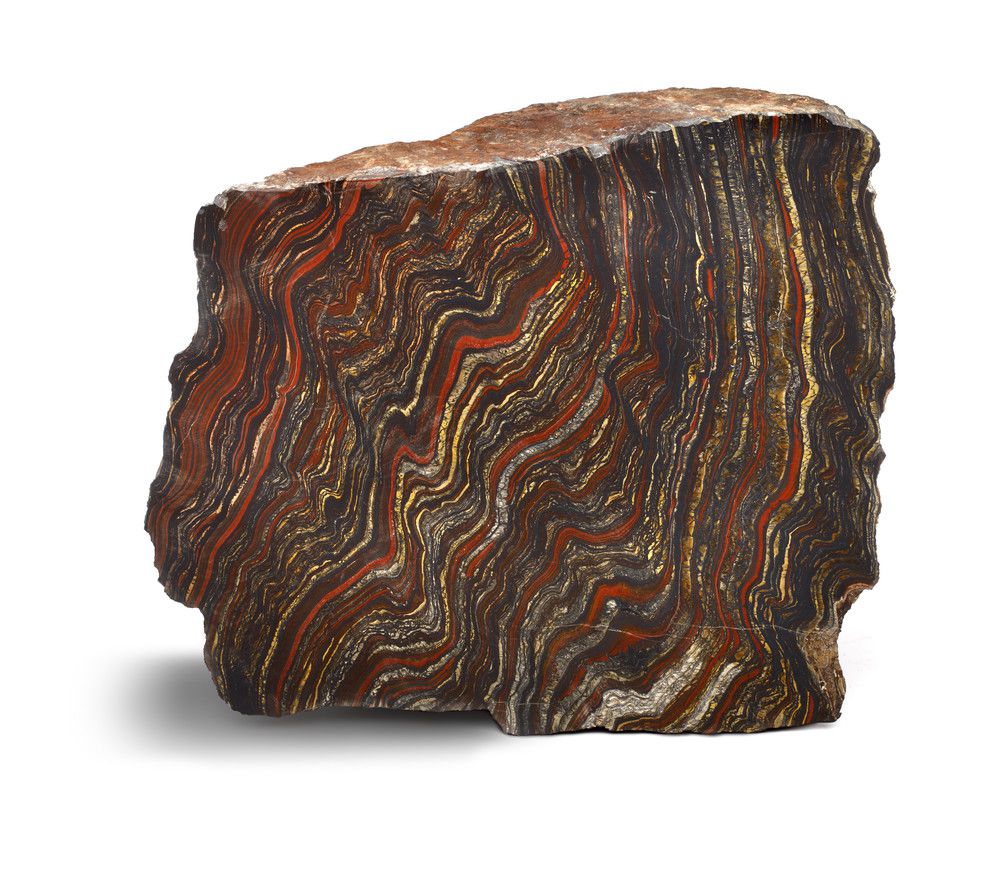 Gesteente: Banded Iron Formation, gebande ijzerformatie