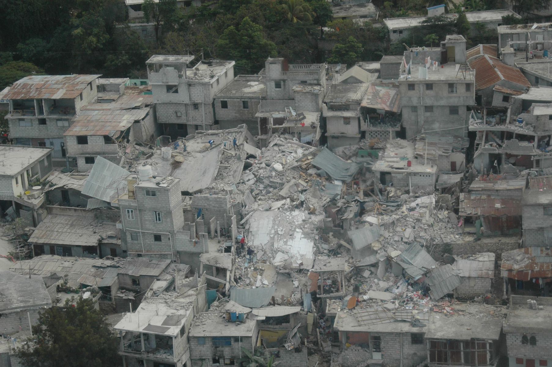 Na de aardbeving op Haiti, 2010